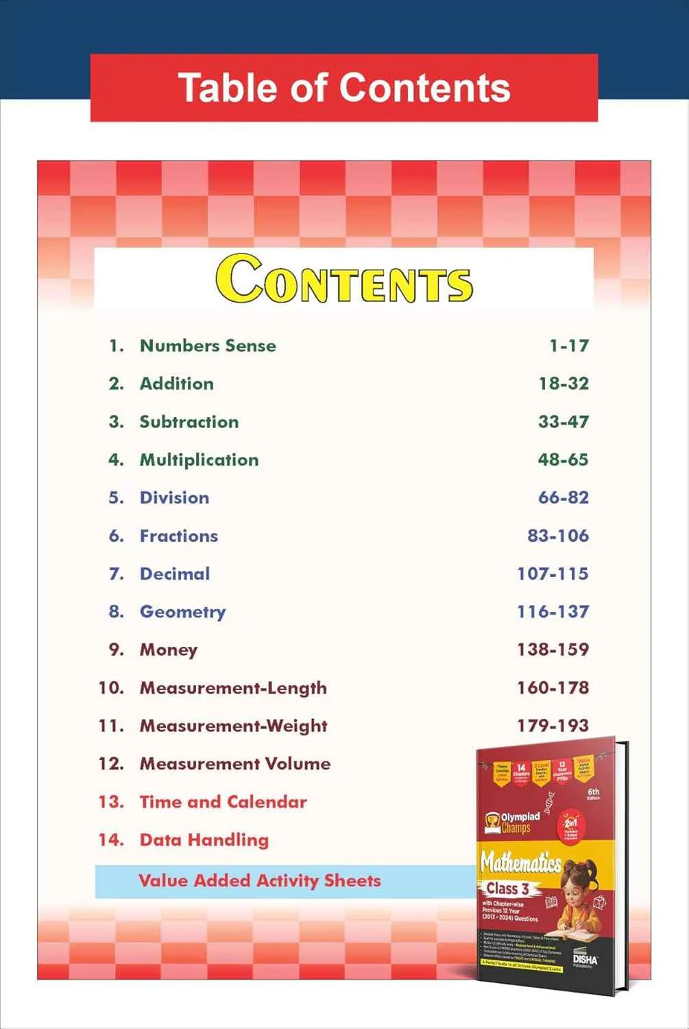 Old Edition - Disha Combo Class 3 (set of 4 books) Olympiad Champs Science, Mathematics, English & Logical Reasoning with Chapter-wise Previous 12 Year (2013 - 2024) Questions 5th Edition | SOF, IMO, NSO, IEO | - Image 4