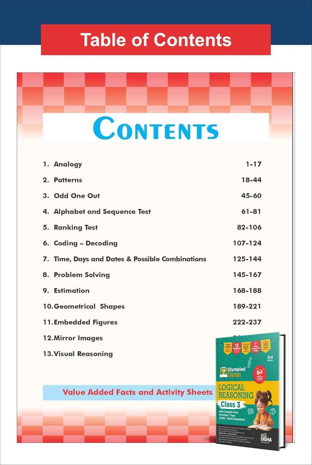 Old Edition - Disha Combo Class 3 (set of 4 books) Olympiad Champs Science, Mathematics, English & Logical Reasoning with Chapter-wise Previous 12 Year (2013 - 2024) Questions 5th Edition | SOF, IMO, NSO, IEO | - Image 6