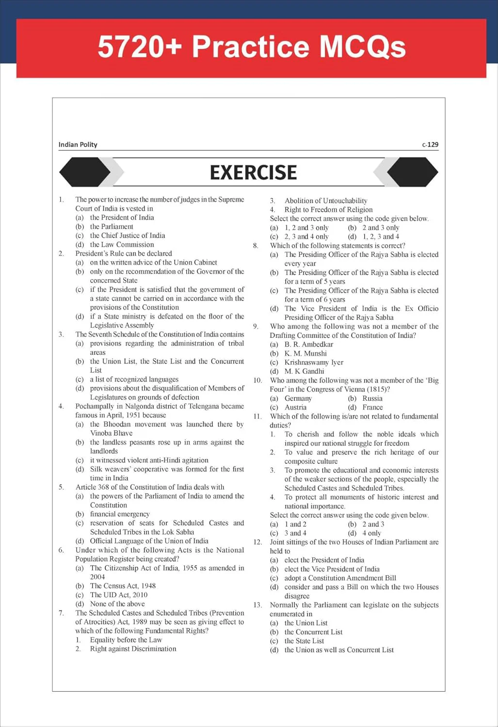 Disha Defender CDS & CDS OTA General Knowledge & English Entrance Guide with Previous Year Questions 3rd Edition | Master General Studies/ GK & English in 60 Days - Image 8