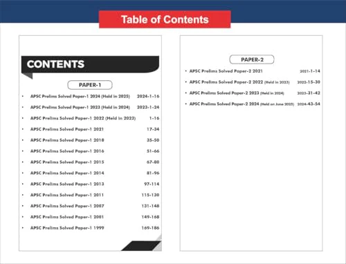 Disha Errorless 13 Previous Year Assam APSC Prelims General Studies Year-wise Solved Paper 1 (1999 - 25) & Paper 2 (2022 - 25) 4th Edition| PYQs Question Bank | State Public Service Commission - Image 3