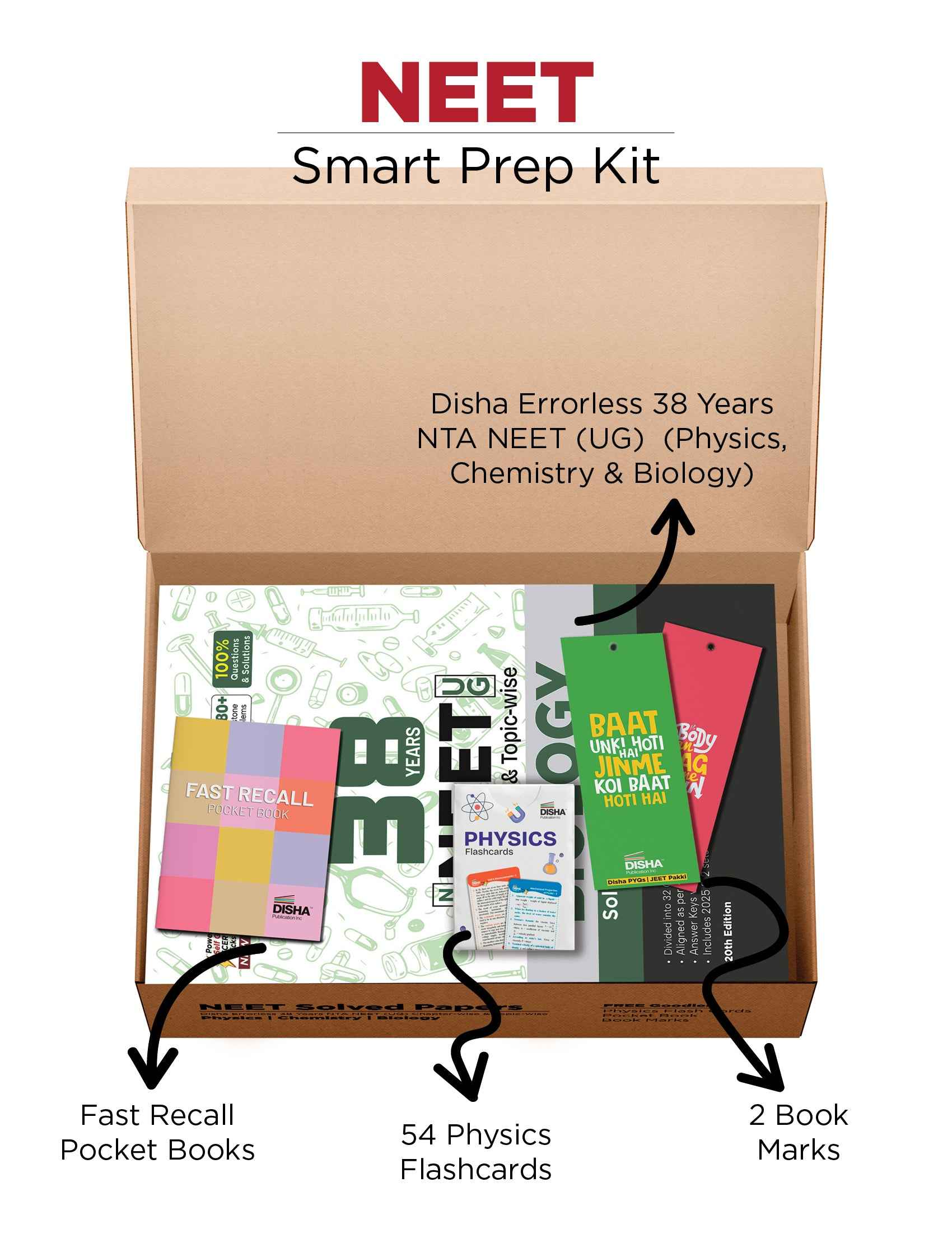 Disha Errorless 38 Years NTA NEET (UG) Chapter-wise & Topic-wise Physics, Chemistry & Biology PYQ (2025 - 1988) Books 20th Edition | Solved Papers | New NCERT Syllabus | Errorless Physics NEET 2026 - Image 4