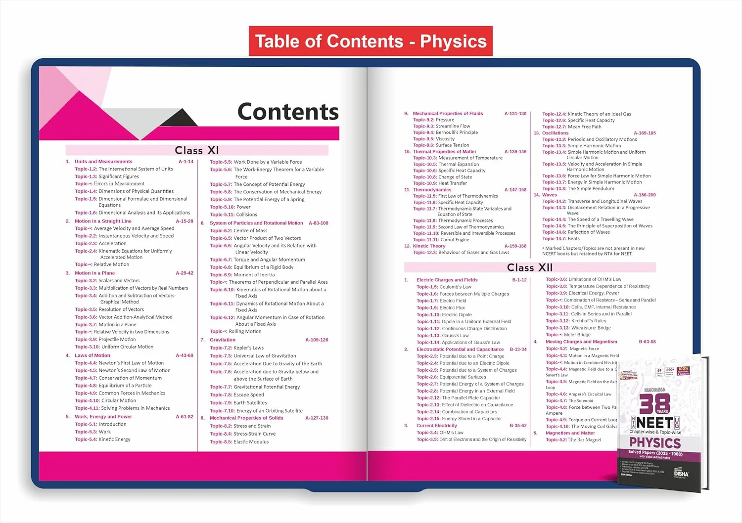 Errorless 38 Years NTA NEET (UG) Chapter-wise & Topic-wise Physics PYQ (2025 - 1988) Book 20th Edition | Solved Papers | New NCERT Syllabus | Errorless Physics NEET 2026 | Value Added Notes - Image 3