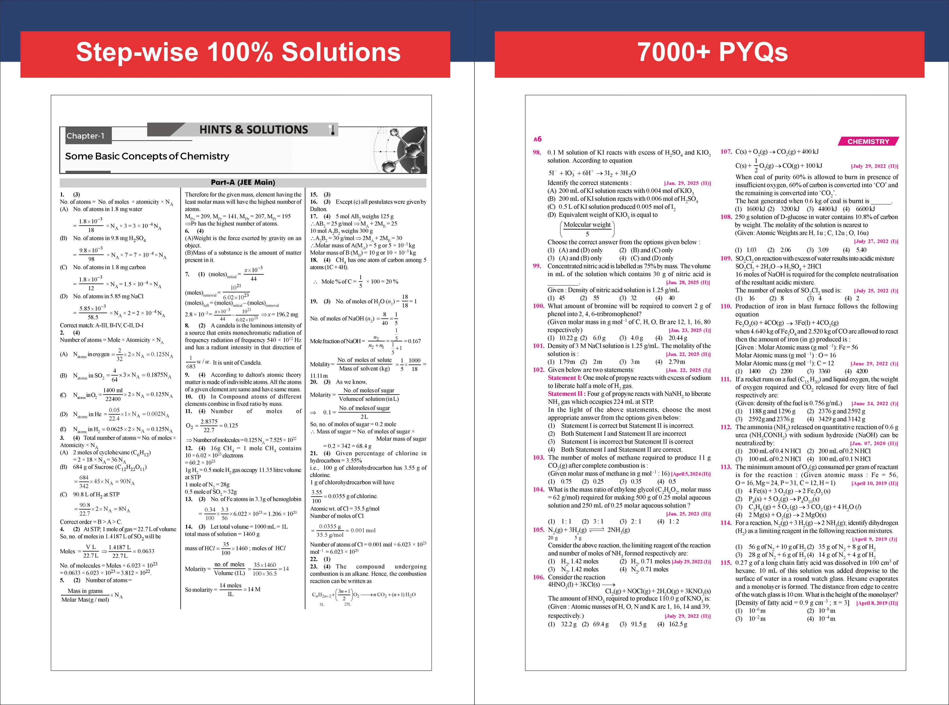 Disha Errorless 49 Years JEE Advanced (1978 - 2026) & 25 Year JEE Main (2002 - 2026) CHEMISTRY Chapter-wise & Topic-wise PYQs Book 22nd Edition | Solved Papers Question Bank in NCERT Flow for JEE 2026 - Image 9