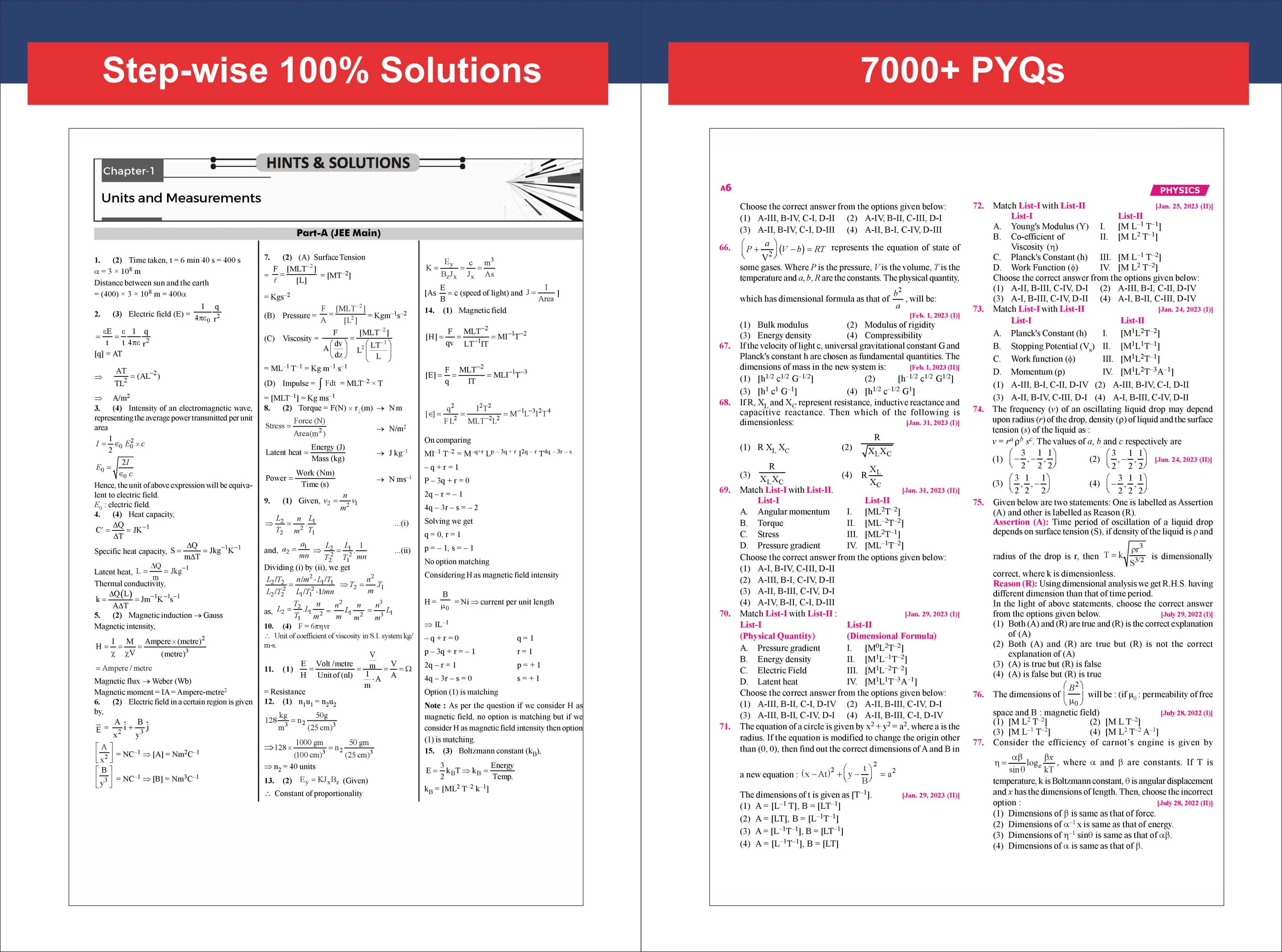 Disha Errorless 49 Years JEE Advanced (1978 - 2026) & 25 Year JEE Main (2002 - 2026) PHYSICS Chapter-wise & Topic-wise PYQs 22nd Edition | Solved Papers Question Bank in NCERT Flow for JEE 2027 - Image 9