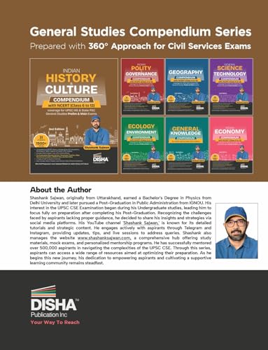 Disha General Knowledge Compendium for UPSC CSE & State PSC Prelims & Mains 2nd Edition | GK Book 2026 for Civil Services by Shashank Sajwan - Image 2