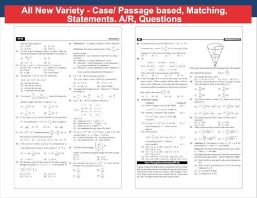 Disha GoTo Guide for CUET (UG) 2026 Mathematics with 16 Previous Year Questions & 10 Practice Sets 5th Edition | NCERT Coverage, PYQs & Practice Question Bank | MCQs, AR, MSQs & Passage Questions - Image 6