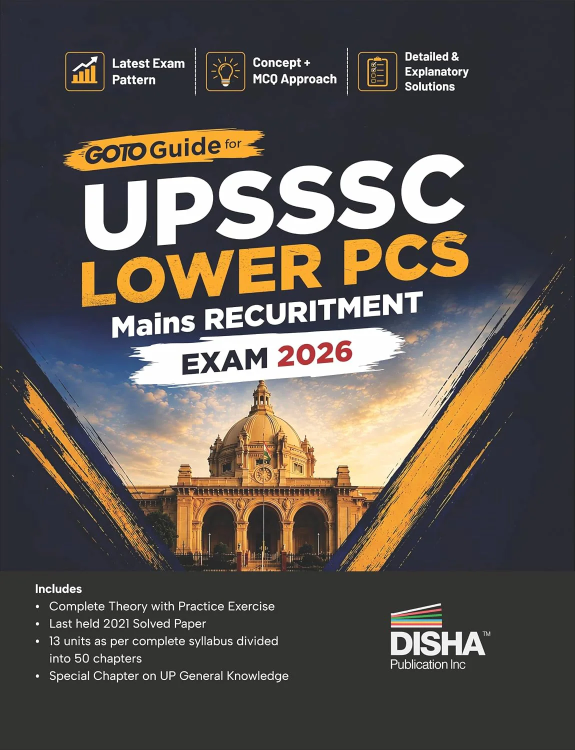 Disha GoTo Guide for UPSSSC Lower PCS Mains Recruitment Exam 2026 | Uttar Pradesh Subordinate Services Selection Commission