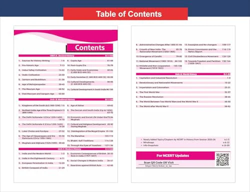 Disha History NCERT Digest (Class 6 - 12) for UPSC & State PSC Civil Services 3rd Edition | New Syllabus for Class 6 - 8 | Old + New NCERT + Tamil Nadu Textbooks Concepts | IAS Prelims & Mains - Image 4