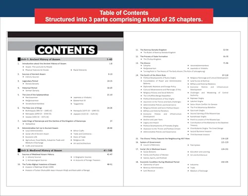 Disha History of Assam for ADRE & other Assam State Competitive Exams by Dr. Indrani Medhi & Sailen Baishya | Assam Direct Recruitment Exam 2025 Grade 3 & 4 Posts | Must for APSC - Image 3