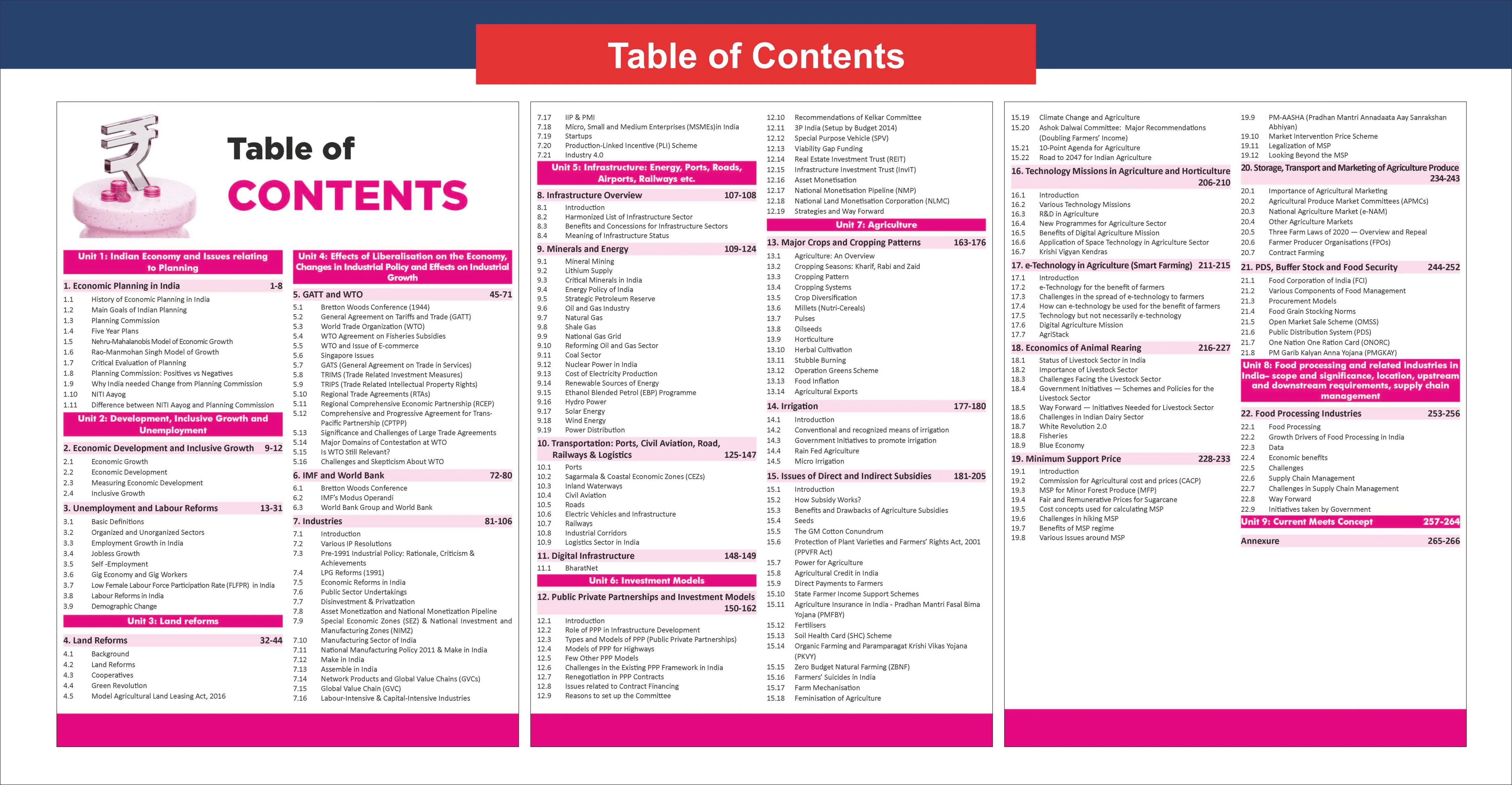 Disha Indian Economic Development Simplified for UPSC & State PSC Civil Services Exams | 2 color Economy Book Powered with Infographics, Mindmaps, Pictures & Tables - Image 3
