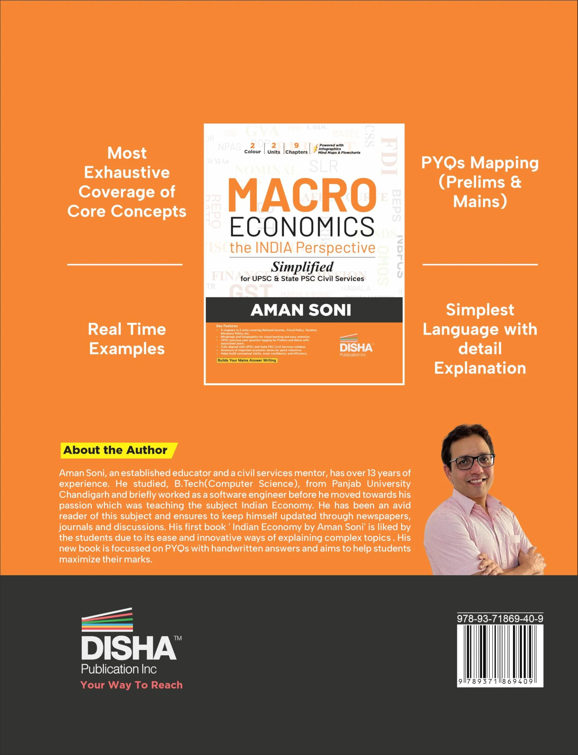 Disha Macro Economics Simplified for UPSC & State PSC Civil Services Exams | The Indian Economy Perspective | 2 color Book Powered with Infographics, Mindmaps, Pictures & Tables - Image 2