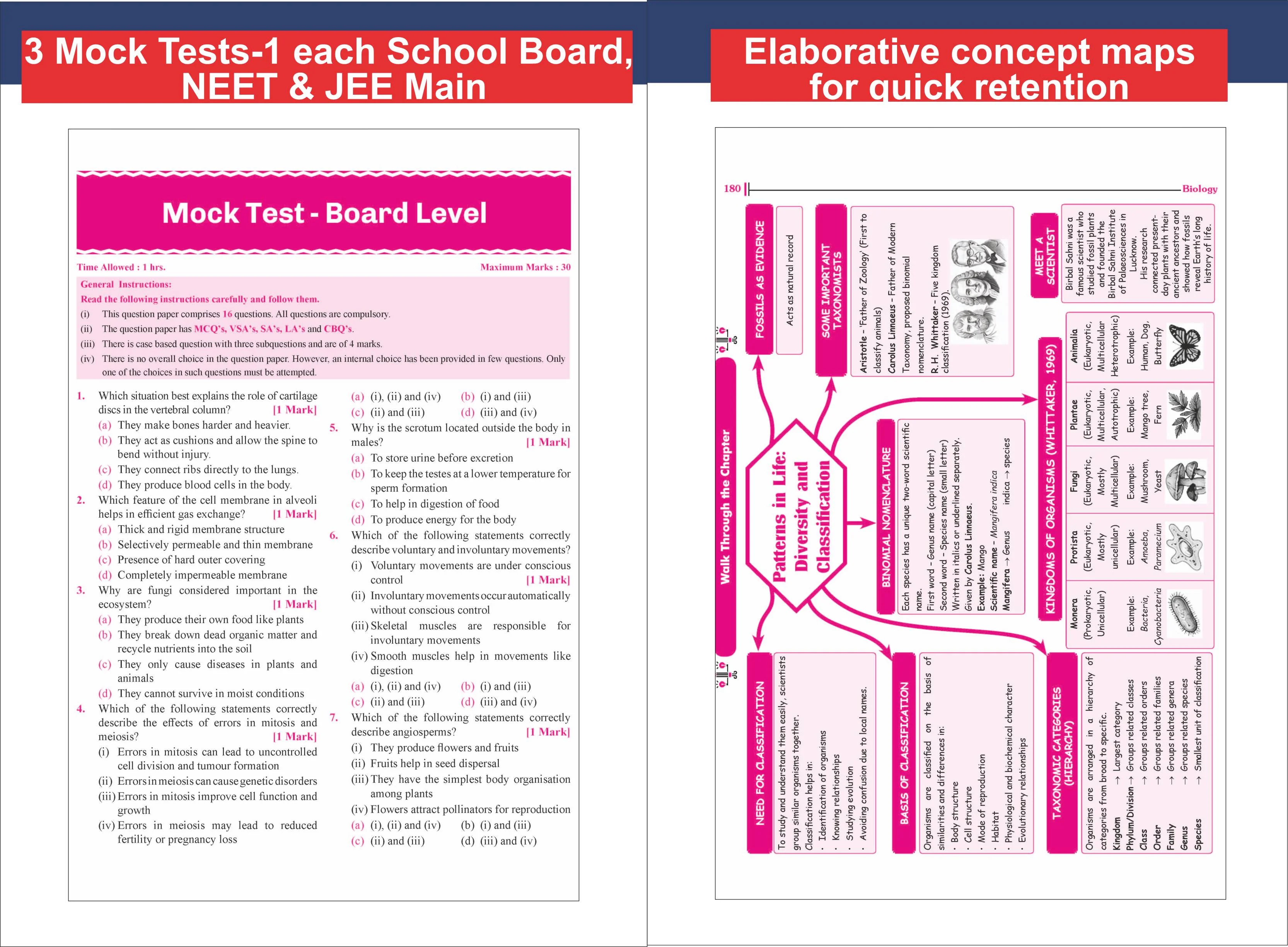 Disha New Syllabus Foundation Course in Biology Class 9 with Case Study Approach for NEET/ Boards/ Olympiad - 7th Edition | New NCERT Exploration Concepts | Advance Problem Solving Skills for Class IX - Image 5