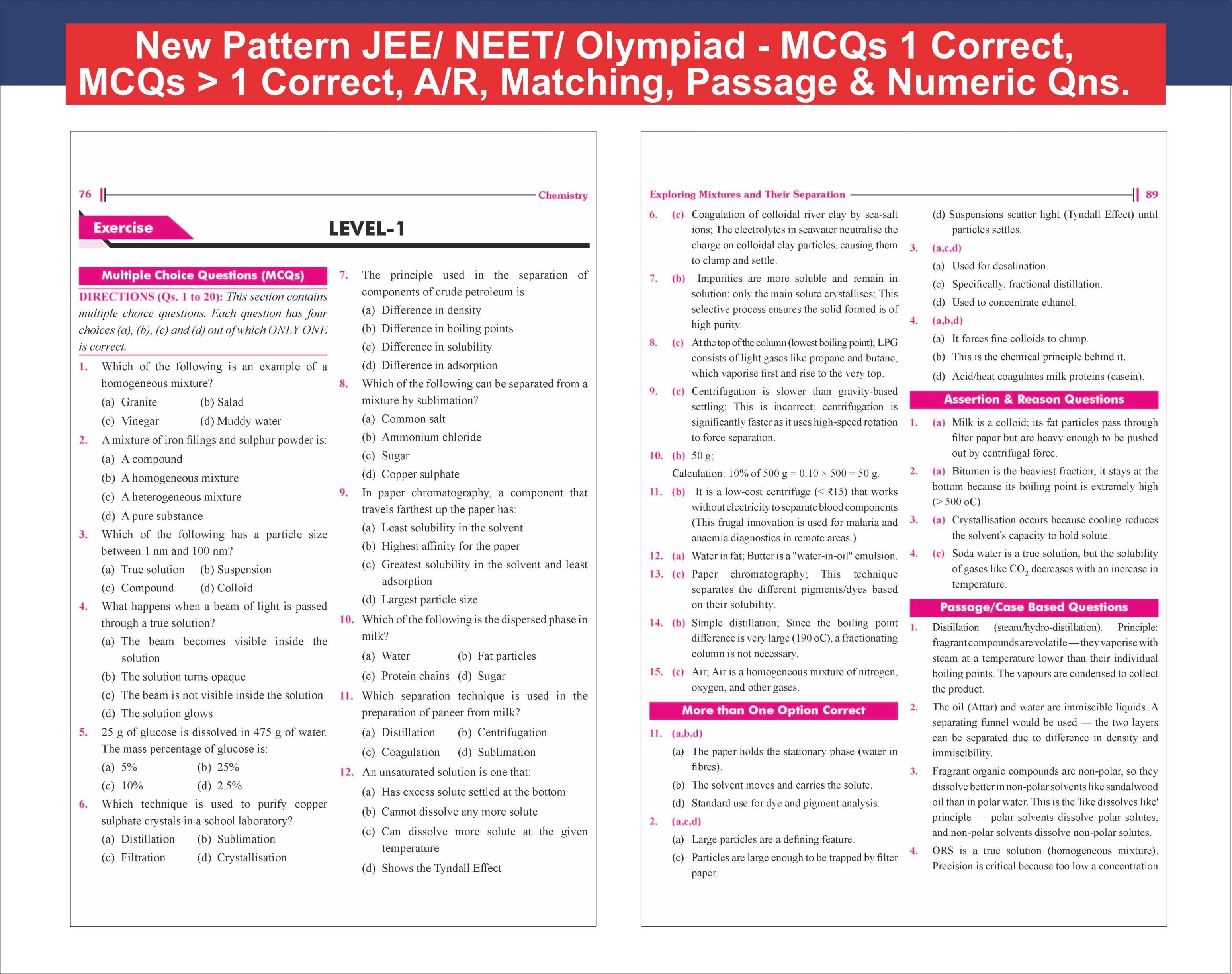 Disha New Syllabus Foundation Course in Chemistry Class 9 with Case Study Approach for IIT JEE/ NEET/ Boards/ Olympiad - 7th Edition | New NCERT Exploration Concepts | Advance Problem Solving Skills for Class IX - Image 8