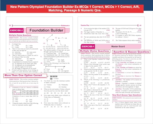 Disha New Syllabus Foundation Course in Mathematics Class 6 for JEE/ Olympiad Exams 5th Edition | New NCERT Concepts | Advance Problem Solving Skills for Class 6 - Image 6