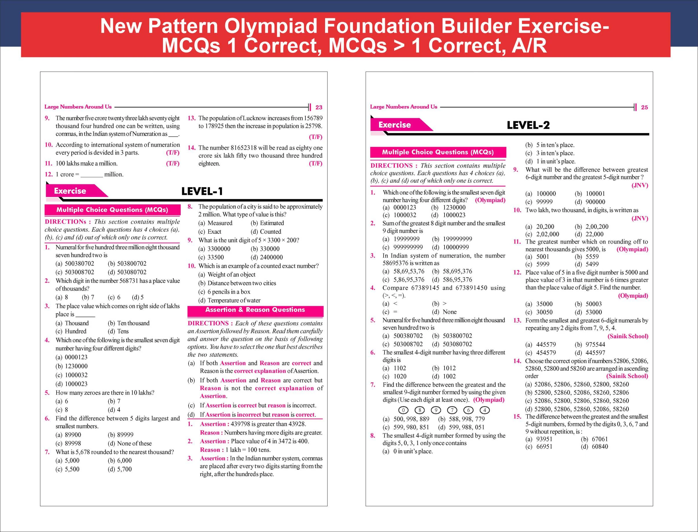 Disha New Syllabus Foundation Course in Mathematics Class 7 for JEE/ Boards/ Olympiad Exams 6th Edition | New NCERT Ganita Prakash Part 1 & 2 Concepts | Advance Problem Solving Skills for Class VII - Image 5