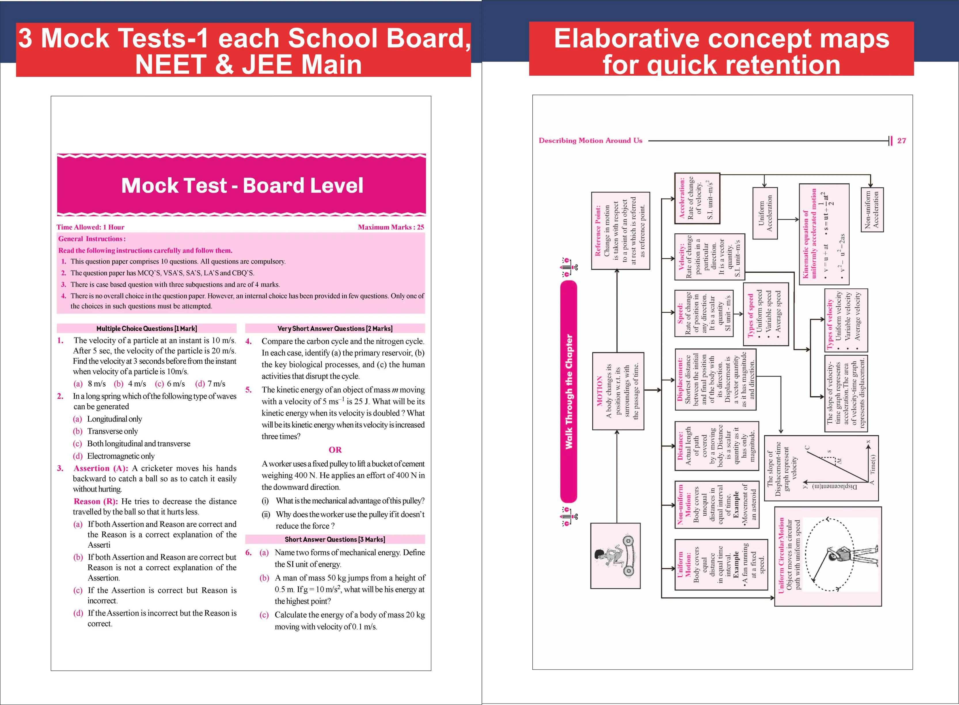Disha New Syllabus Foundation Course in Physics Class 9 with Case Study Approach for IIT JEE/ NEET/ Boards/ Olympiad - 7th Edition | New NCERT Exploration Concepts | Advance Problem Solving Skills for Class IX - Image 4