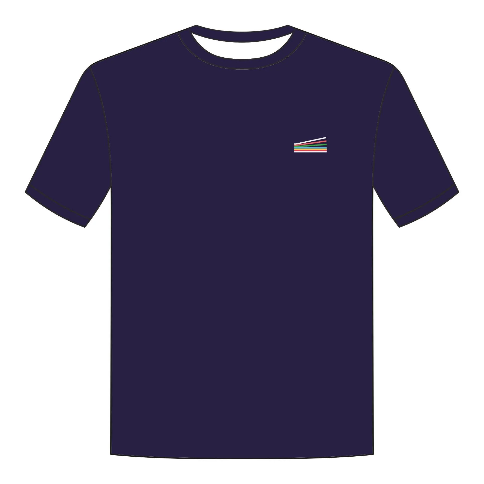 Disha “Nobody Can Drag Me Down” Motivational Graphic T-Shirt (Navy Blue) - Image 3