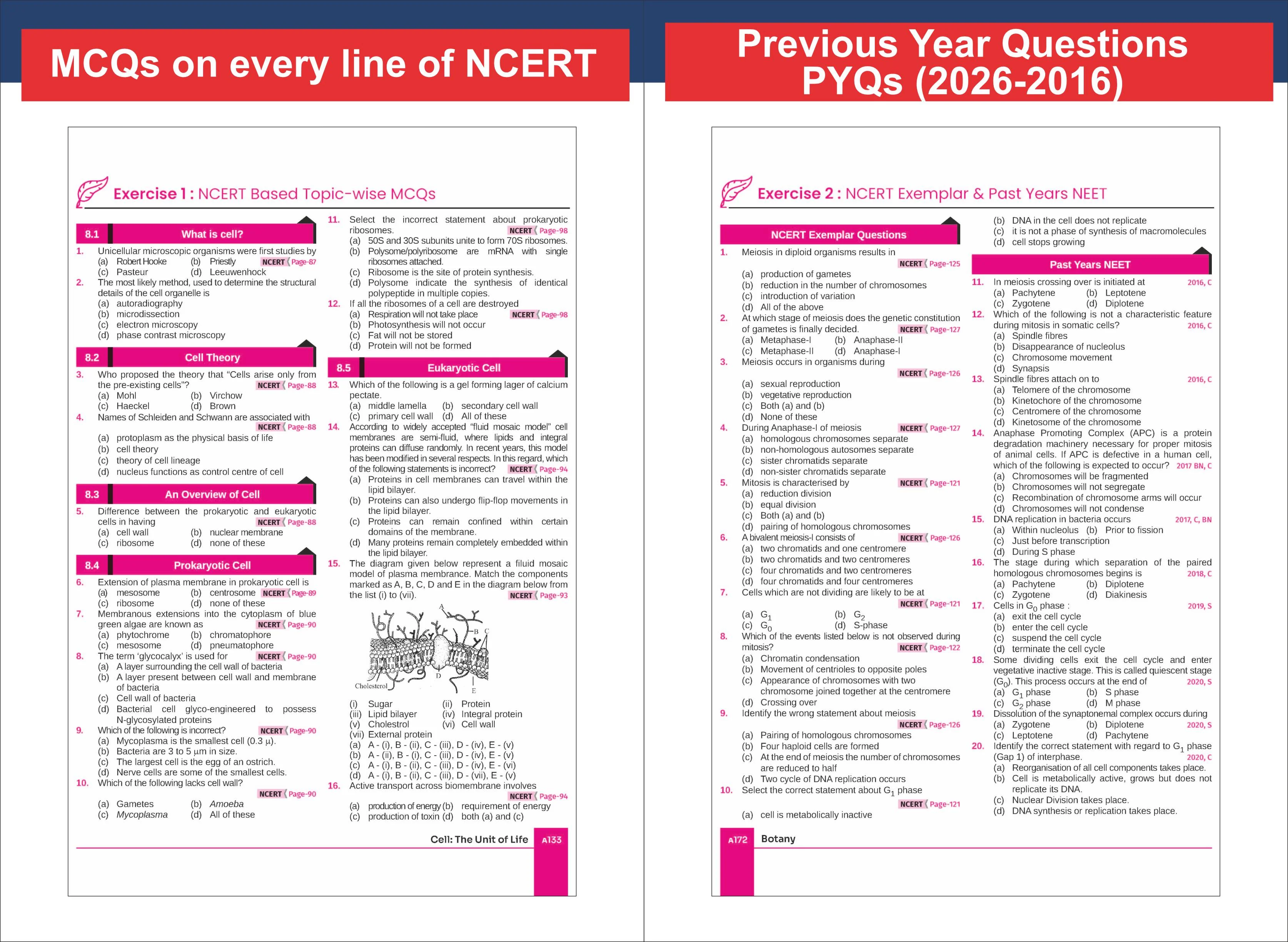 Disha Objective NCERT Xtract Biology for NEET 2027 (UG) with PYQs & Practice Question Bank 11th edition | Theory, NCERT MCQs, Tips on your Fingertips, Neet PYQs, 3 Mock Tests - Image 7