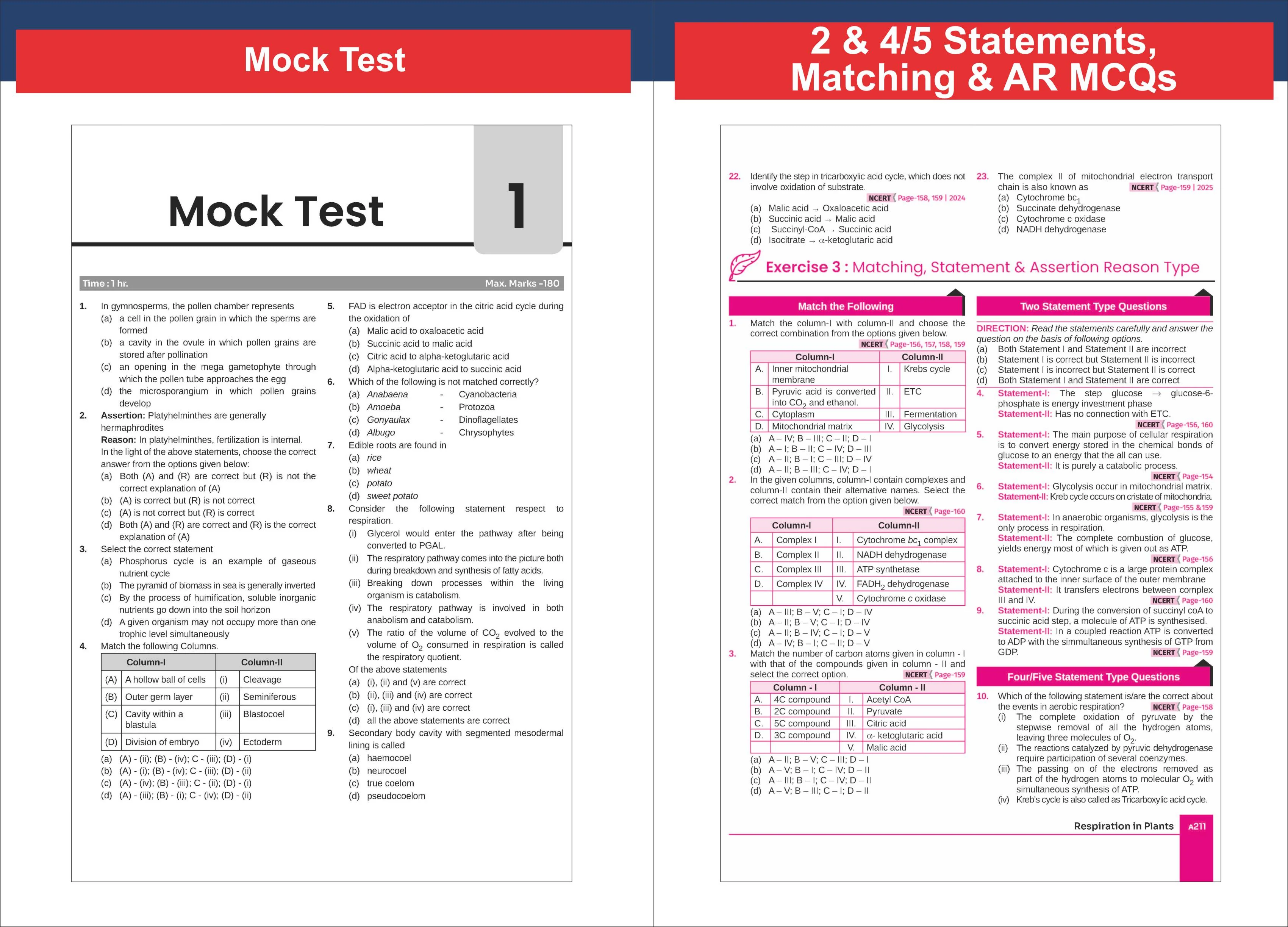 Disha Objective NCERT Xtract Biology for NEET 2027 (UG) with PYQs & Practice Question Bank 11th edition | Theory, NCERT MCQs, Tips on your Fingertips, Neet PYQs, 3 Mock Tests - Image 9