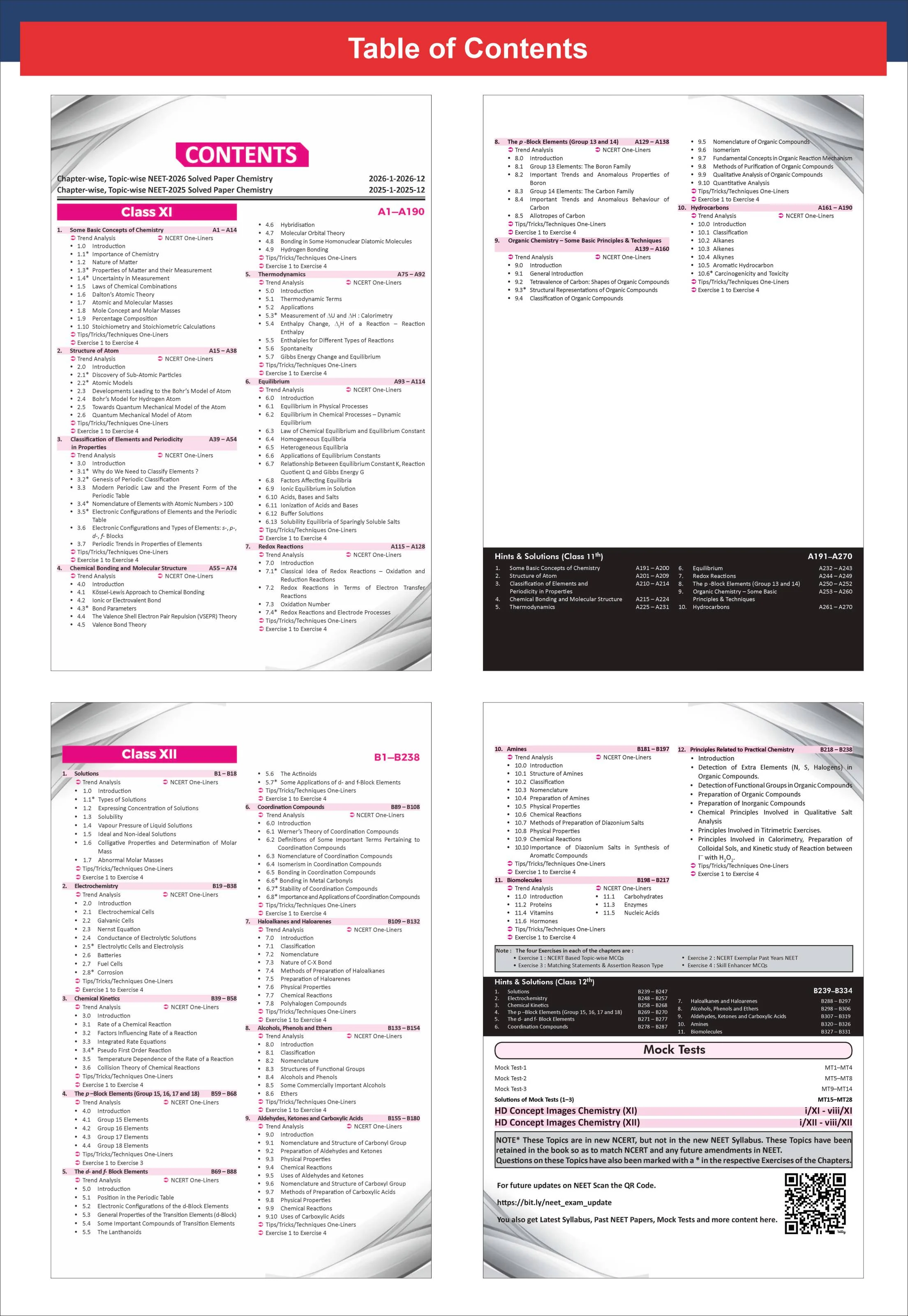 Disha Objective NCERT Xtract Chemistry for NEET 2027 (UG) with PYQs & Practice Question Bank 11th edition | Theory, NCERT MCQs, Tips on your Fingertips, Neet PYQs, 3 Mock Tests - Image 3