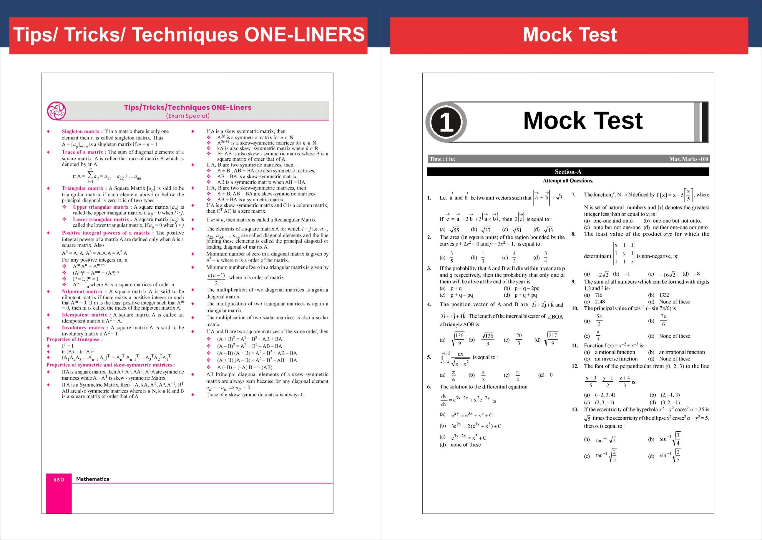 Disha Objective NCERT Xtract Mathematics for NTA JEE Main with Problem Solving Tricks 9th Edition | BITSAT, VITEEE & KCET | Tips on your Fingertips, Previous Year Question Bank PYQs - Image 8