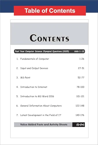 Disha Olympiad Champs Computer Science Class 3 with Chapter-wise Previous 13 Year (2013 - 2025) Questions 5th Edn | 2026 - 27 Exam | Cyber/ Informatics | Guide with Theory, PYQs, Practice Exercise - Image 2