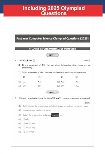 Disha Olympiad Champs Computer Science Class 3 with Chapter-wise Previous 13 Year (2013 - 2025) Questions 5th Edn | 2026 - 27 Exam | Cyber/ Informatics | Guide with Theory, PYQs, Practice Exercise - Image 6