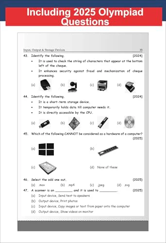 Disha Olympiad Champs Computer Science Class 5 with Chapter-wise Previous 13 Year (2013 - 2025) Questions 5th Edn | 2026 - 27 Exam | Cyber/ Informatics | Guide with Theory, PYQs, Practice Exercise - Image 6