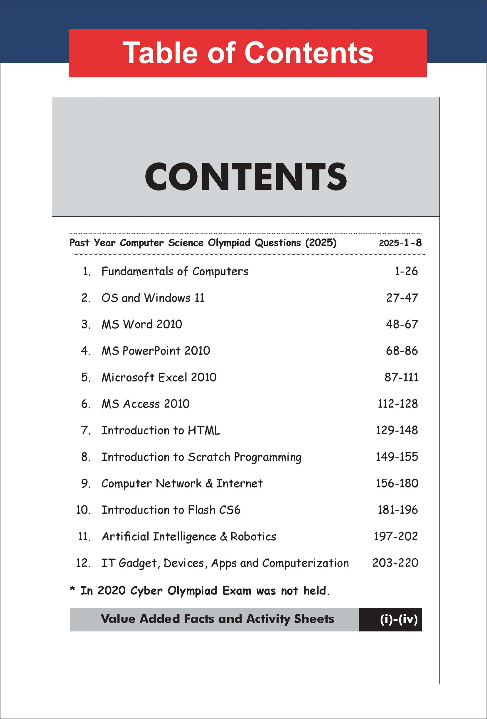 Disha Olympiad Champs Computer Science Class 8 with Chapter-wise Previous Year Questions 5th Edition | Cyber/ Informatics | Theory, PYQs, Past & Practice Exercise | 2027 Exam - Image 2