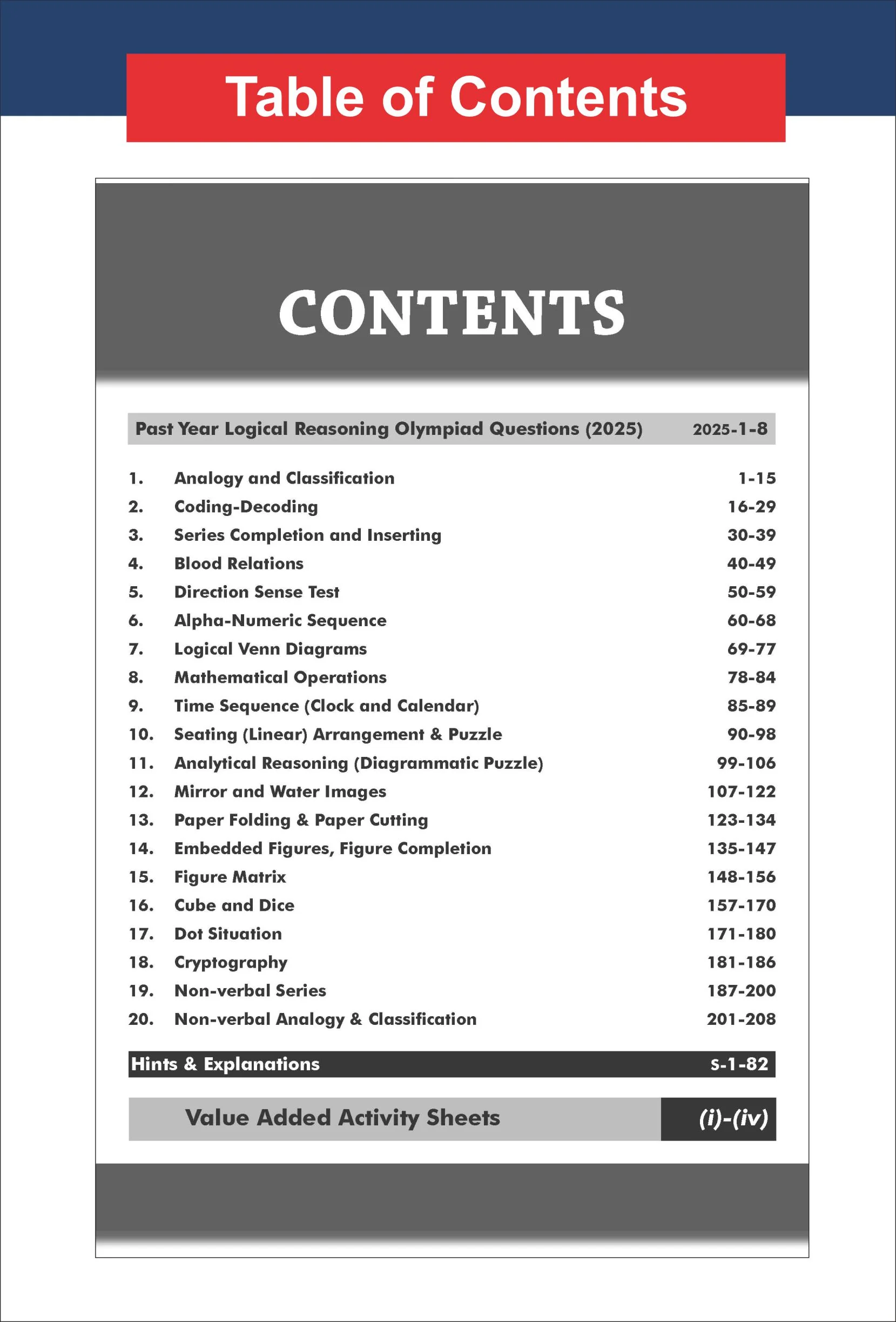 Disha Olympiad Champs Logical Reasoning Class 8 with Chapter-wise Previous Year Questions 3rd Edition | Complete Prep Guide with Theory, PYQs, Past & Practice Exercise | 2027 Exam - Image 2