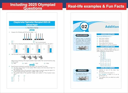 Disha Olympiad Champs Mathematics Class 3 with Chapter-wise Previous 13 Year (2013 - 2025) Questions 7th Edition | Complete Prep Guide with Theory, PYQs, Past & Practice Exercise - Image 4