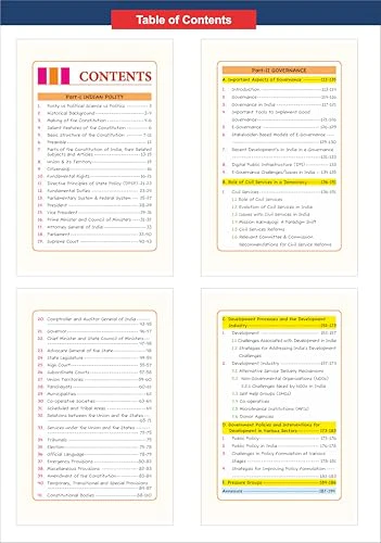 Disha Quantum General Studies Paper II Indian Polity & Governance Pocket Revision Notes for Civil Services | UPSC & State PSC Prelims & Mains | four-colour Handwritten Notes - Image 3