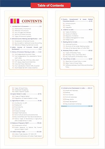 Disha Quantum General Studies Paper III Indian Economy Pocket Revision Notes for Civil Services | UPSC & State PSC Prelims & Mains | four-colour Handwritten Notes - Image 5