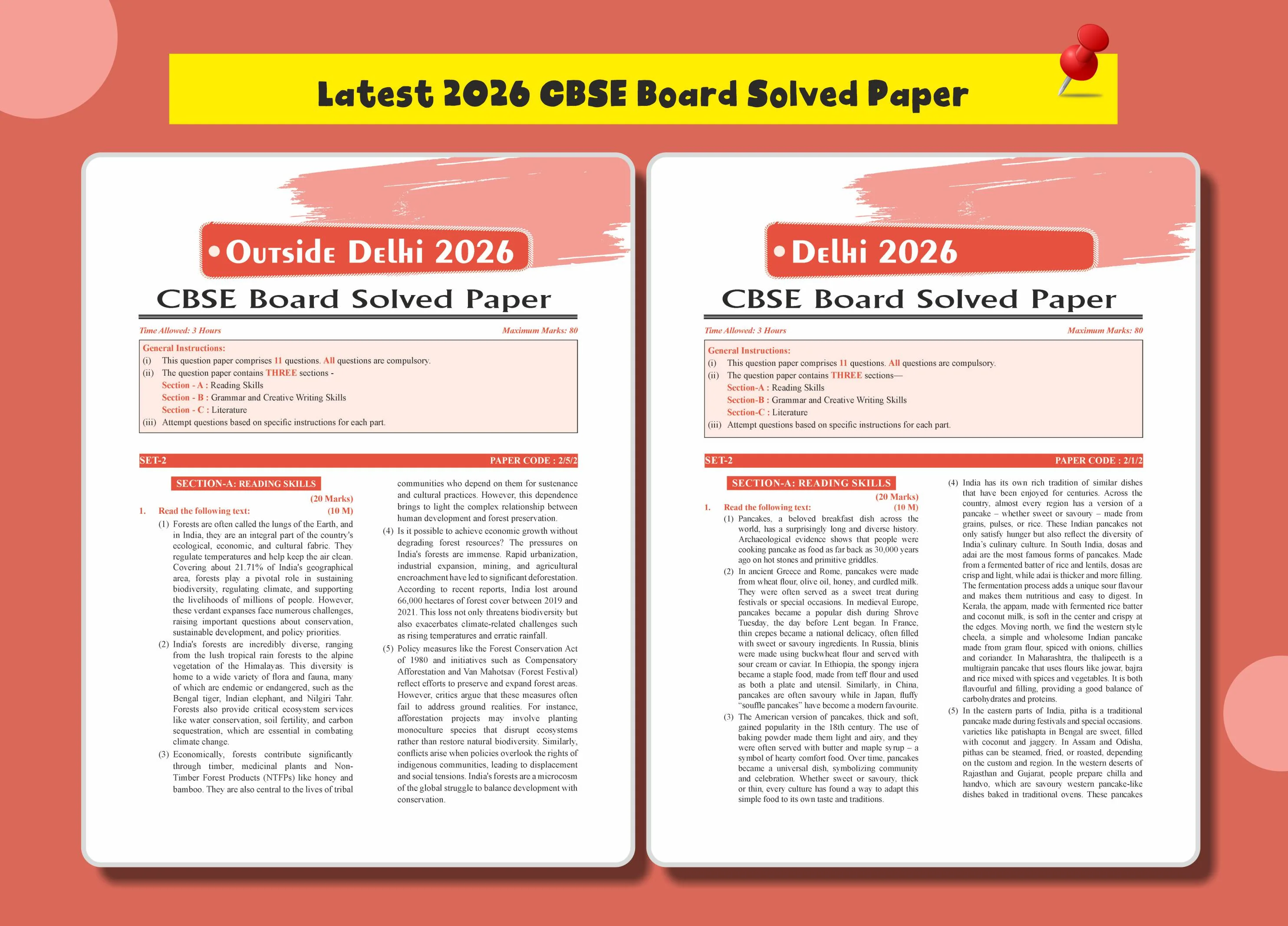 Disha Score 100 English Language & Literature CBSE Class 10 Previous Year Solved Papers (2017 - 2026) with Revision Charts 6th Edition | CBSE Class 10 PYQs, Mindmaps, Cheat Sheets, CBQs for 2027 Exam - Image 4