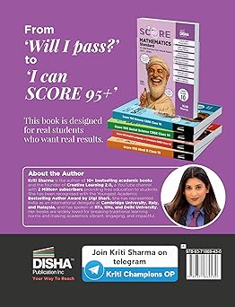 Disha Score 100 Mathematics (Std) CBSE Class 10 Previous Year-wise Solved Papers (2017 - 2026) with Revision Charts & Video Solutions 6th Edn | CBSE Class 10 PYQs, Mindmaps, Cheat Sheets for 2027 Exam - Image 2