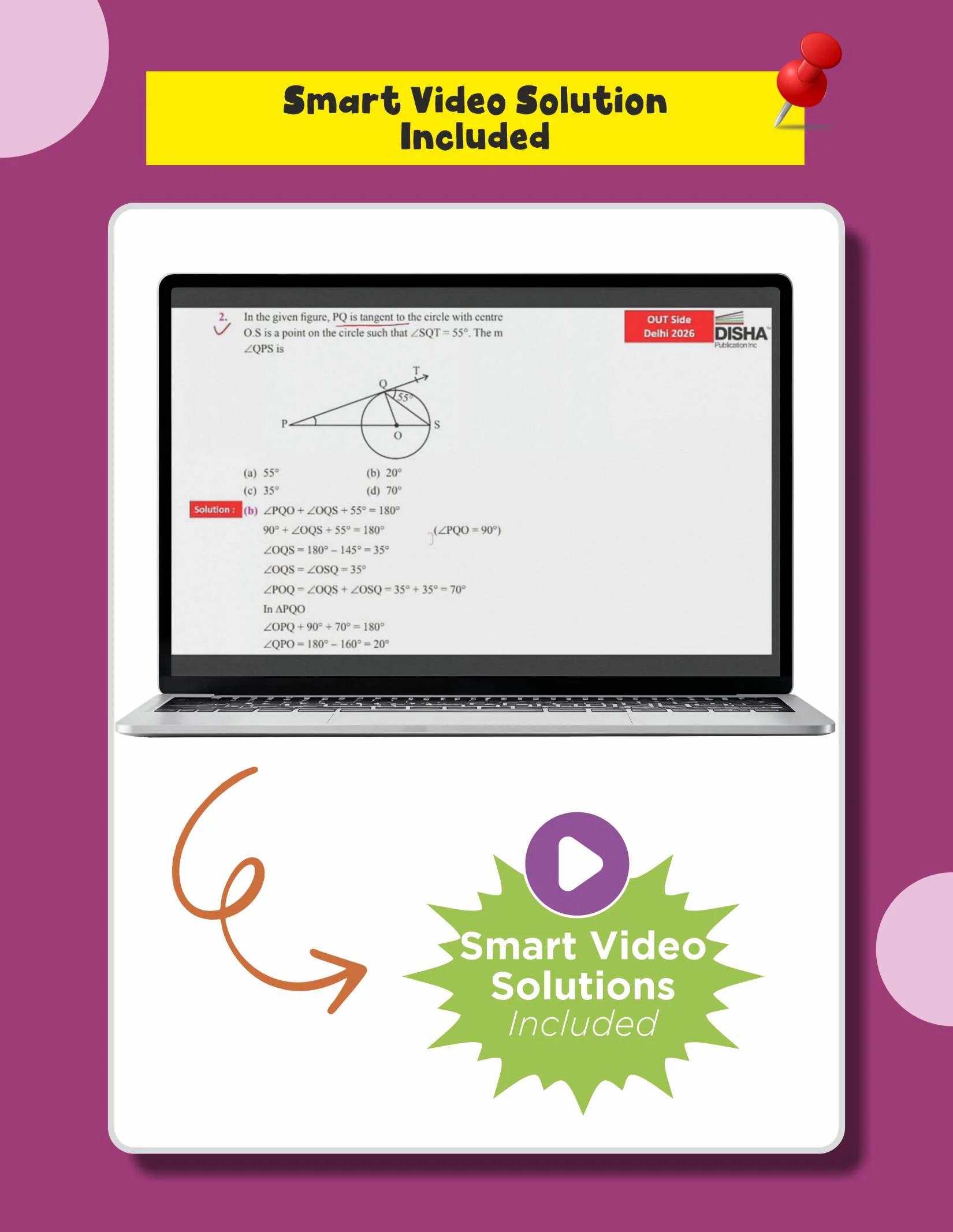 Disha Score 100 Mathematics (Std) CBSE Class 10 Previous Year-wise Solved Papers (2017 - 2026) with Revision Charts & Video Solutions 6th Edn | CBSE Class 10 PYQs, Mindmaps, Cheat Sheets for 2027 Exam - Image 7