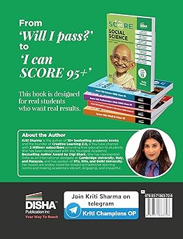 Disha Score 100 Social Science CBSE Class 10 Previous Year-wise Solved Papers (2017 - 2026) with Revision Charts 6th Edition | CBSE Class 10 PYQs, Mindmaps, Cheat Sheets, CBQs for 2027 Exam - Image 2