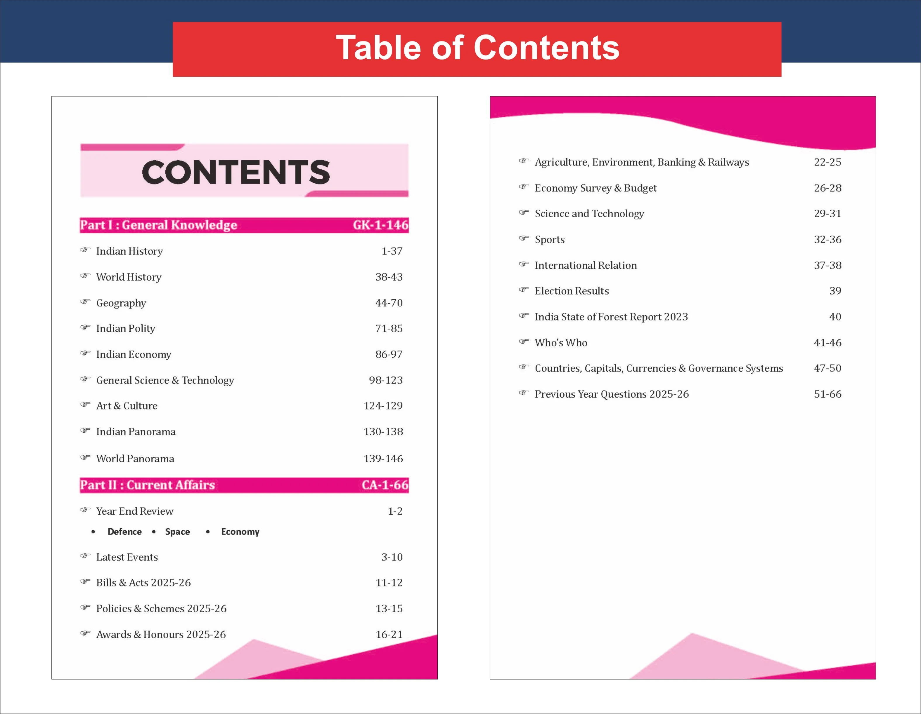 Disha SMARTER One Liner Question Answer Format General Knowledge & Current Affairs 2027 for Competitive Exams with 2026 Budget 6th Edn | UPSC, PSC, SSC, Bank, Railways RRB, CDS, NDA, Police, Constable - Image 2
