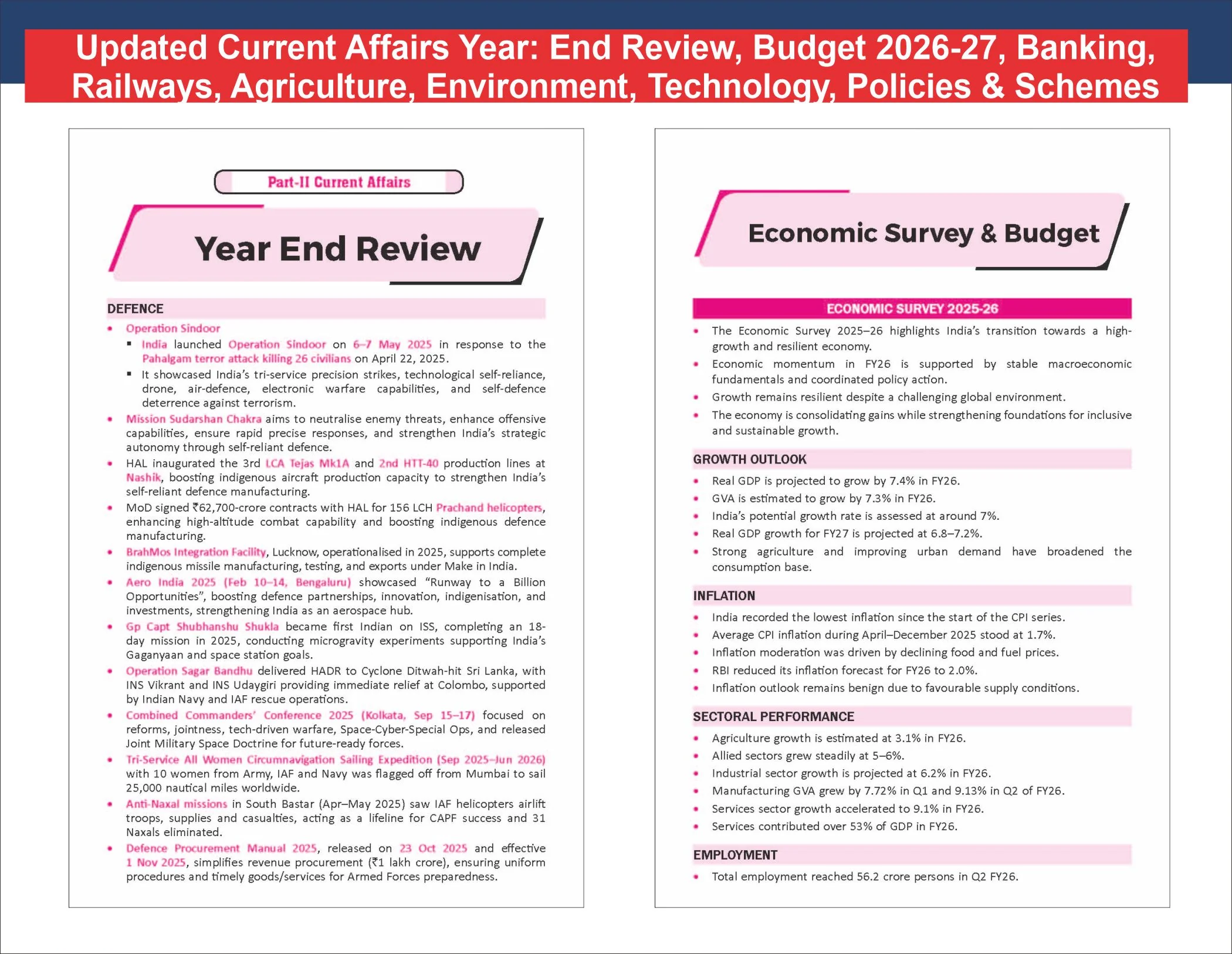 Disha SMARTER One Liner Question Answer Format General Knowledge & Current Affairs 2027 for Competitive Exams with 2026 Budget 6th Edn | UPSC, PSC, SSC, Bank, Railways RRB, CDS, NDA, Police, Constable - Image 9