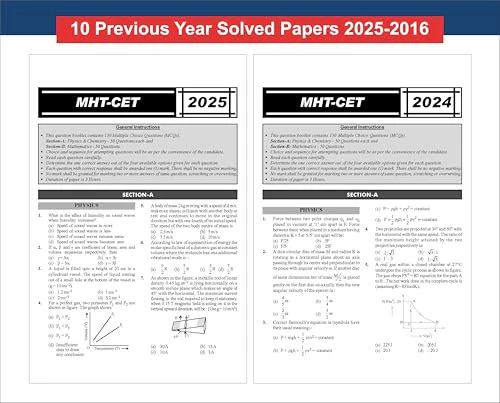 Disha TARGET MHT-CET Online Engineering Test 2026 - 10 Previous Year-wise Solved Papers (2025 - 2016) & 10 Mock Tests (7 in Book + 3 Online) 8th Edition | Maharashtra Common Entrance Test PYQs - Image 4