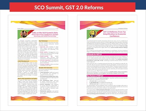 Disha The Yearly Current Affairs 2026 for Competitive Exams - 11th Edition | Previous Year & Practice Questions | UPSC, State PSC, CUET, SSC, Bank PO/ Clerk, BBA, MBA, RRB, NDA, CDS, CAPF, CRPF - Image 6
