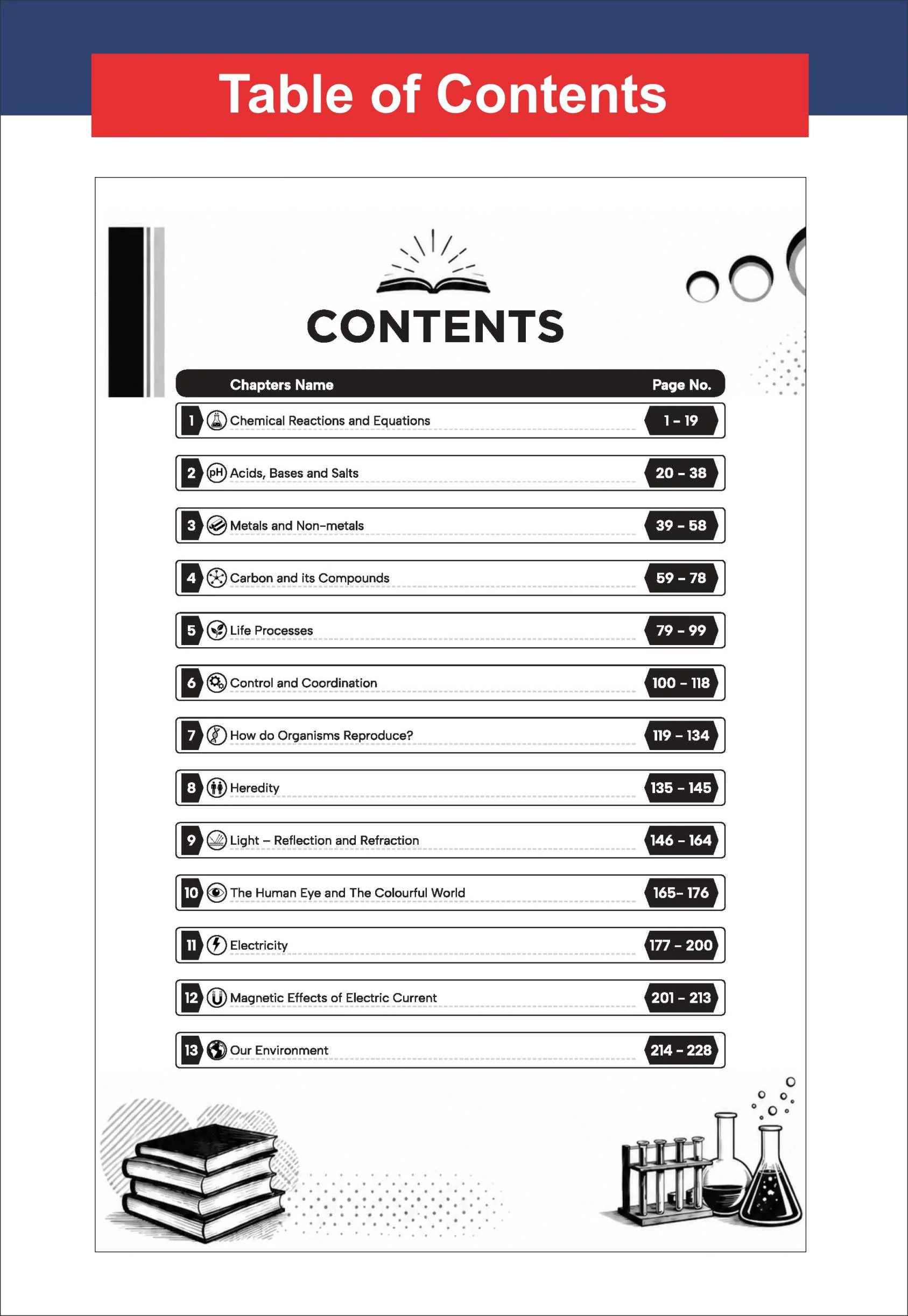 Disha TopperX Class 10th Science NCERT Solutions | Quick Revision Notes, NCERT Solutions, Board Pattern Competency Based and Activity Based Questions For Board Exam 2027 - Image 3