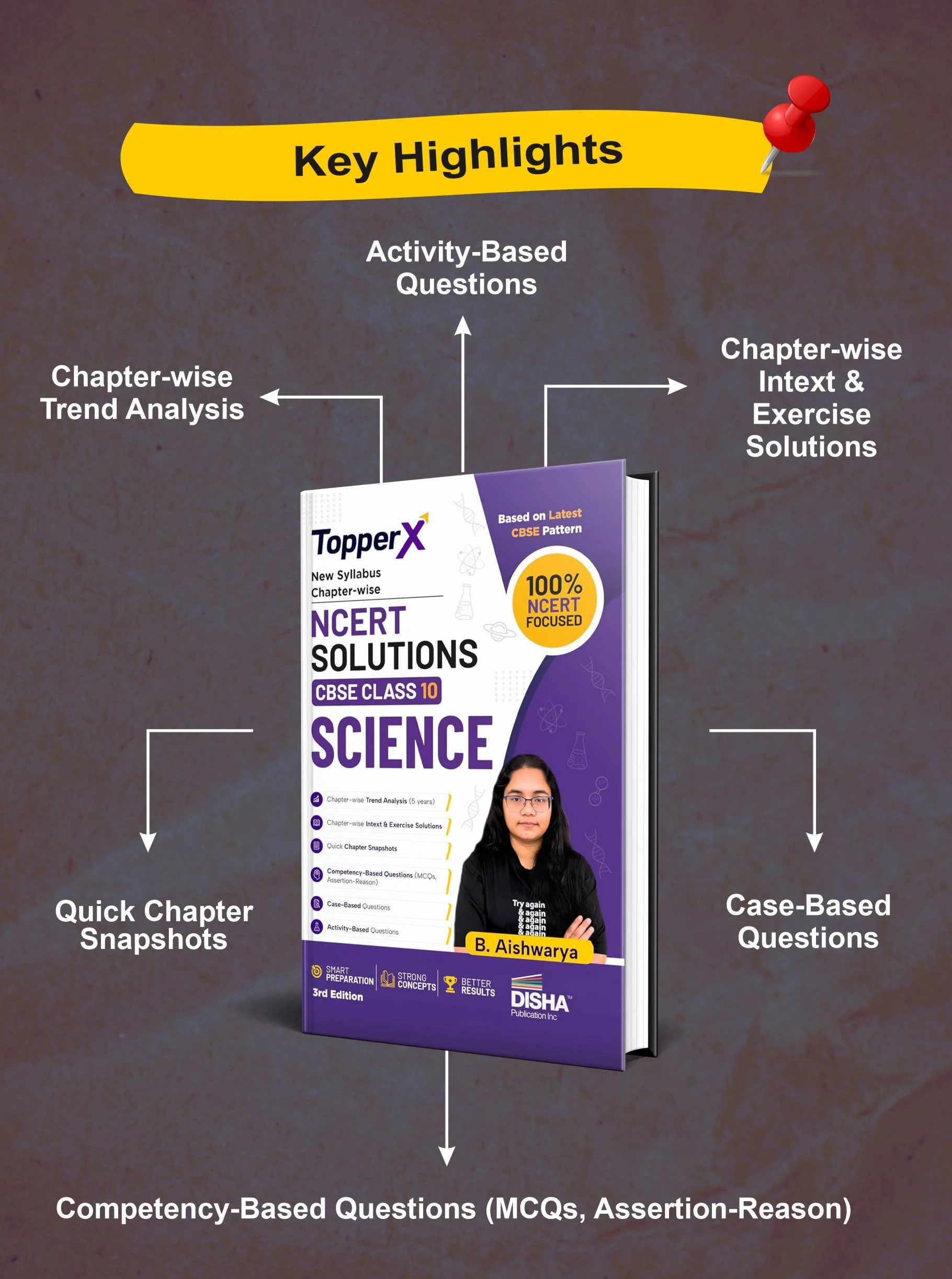 Disha TopperX Class 10th Science NCERT Solutions | Quick Revision Notes, NCERT Solutions, Board Pattern Competency Based and Activity Based Questions For Board Exam 2027 - Image 4