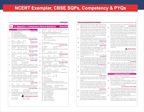 Disha WINR Series CBSE 2026-27 Class 10 Mathematics Chapter-wise Objective & Subjective Question Bank 2nd Edn | One-shot solution for 2027 Exam | NCERT, Exemplar, SQP, Competency & PYQs | Fully Solved - Image 6