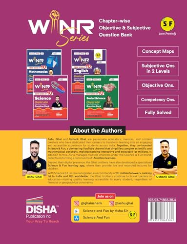 Disha WINR Series CBSE 2026-27 Class 10 Science Chapter-wise Objective & Subjective Question Bank 2nd Edn | One-shot solution for 2027 Exam | NCERT, Exemplar, SQP, Competency & PYQs | Fully Solved - Image 2