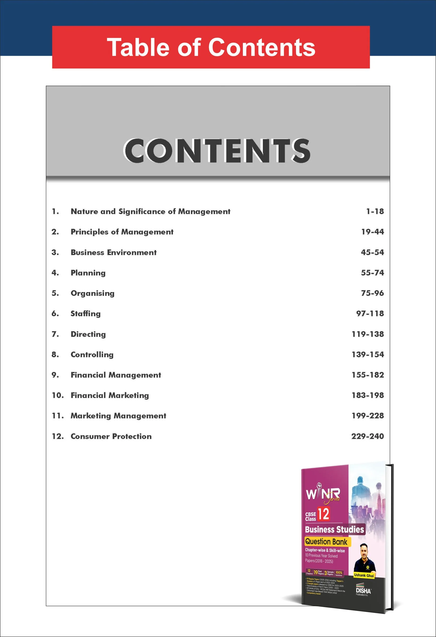 Disha WINR Series Combo (4 Books) CBSE Class 12 Accountancy, Business Studies & Economics & Mathematics Question Bank Chapter-wise & Skill-wise Previous Year Solved Papers | PYQs for 2026 Exam - Image 3