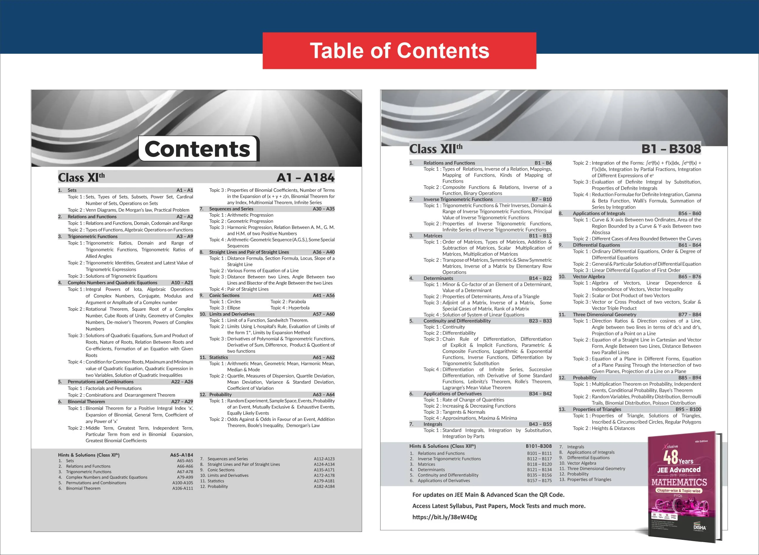 Disha Xclusive 48 Years JEE Advanced (1978 - 2025) Physics, Chemistry & Mathematics Chapter-wise & Topic-wise PYQs Book 4th Edition | Solved Papers Question Bank in NCERT Flow for JEE 2026 - Image 5