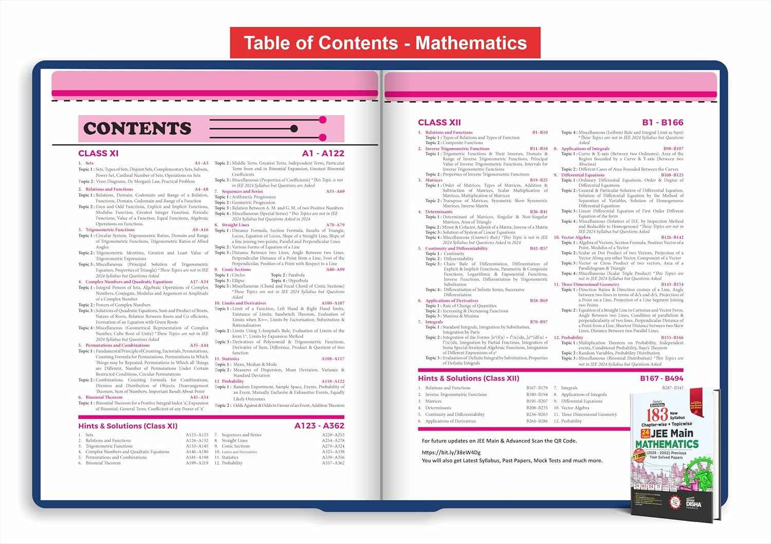 Disha 183 New Syllabus Chapter-wise & Topic-wise JEE Main Physics, Chemistry & Mathematics (2025 - 2002) Previous Year Solved Papers 9th Edition | JEE Mains PYQ Books for 2026 | 100% Solutions - Image 13