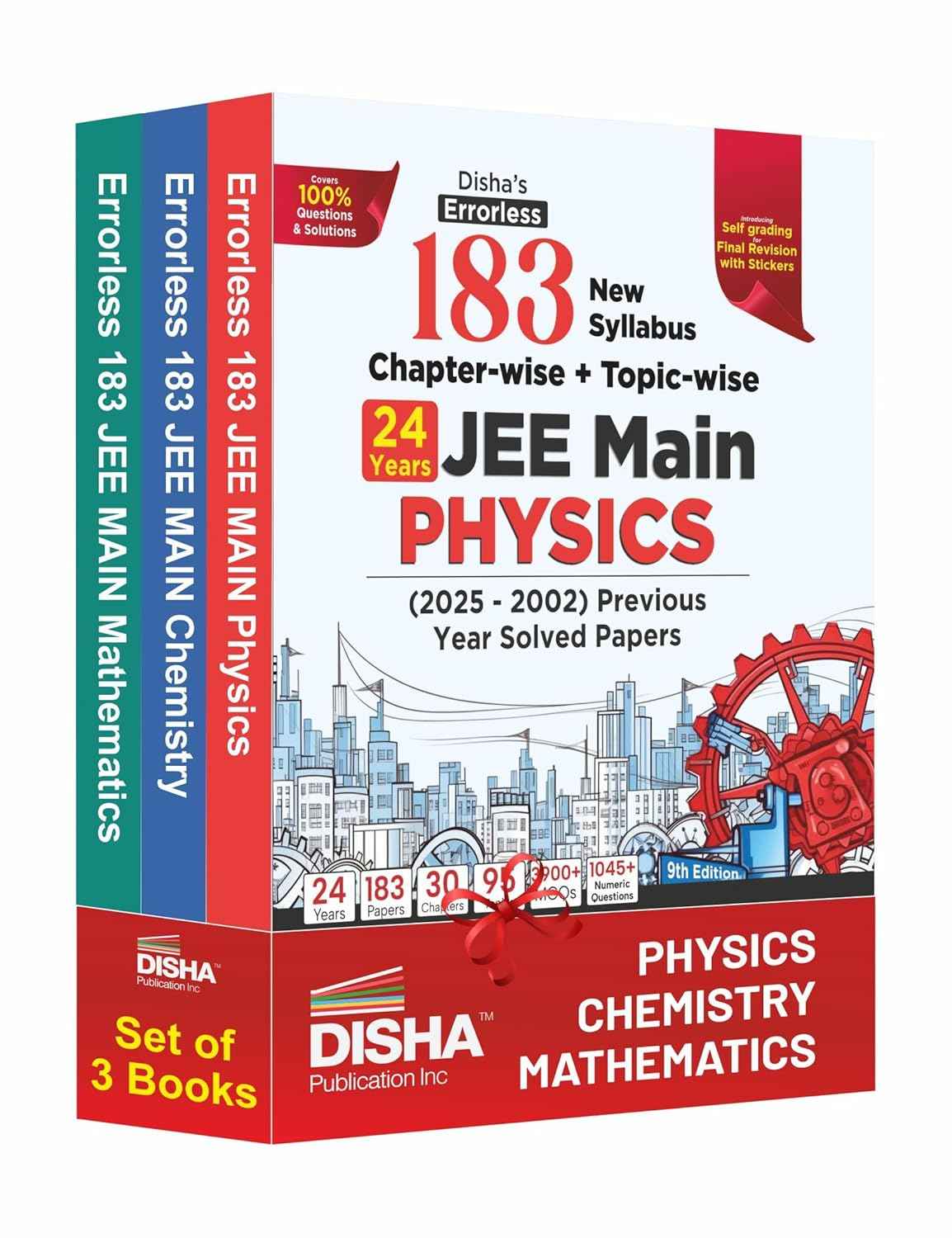 Disha 183 New Syllabus Chapter-wise & Topic-wise JEE Main Physics, Chemistry & Mathematics (2025 - 2002) Previous Year Solved Papers 9th Edition | JEE Mains PYQ Books for 2026 | 100% Solutions - Image 9