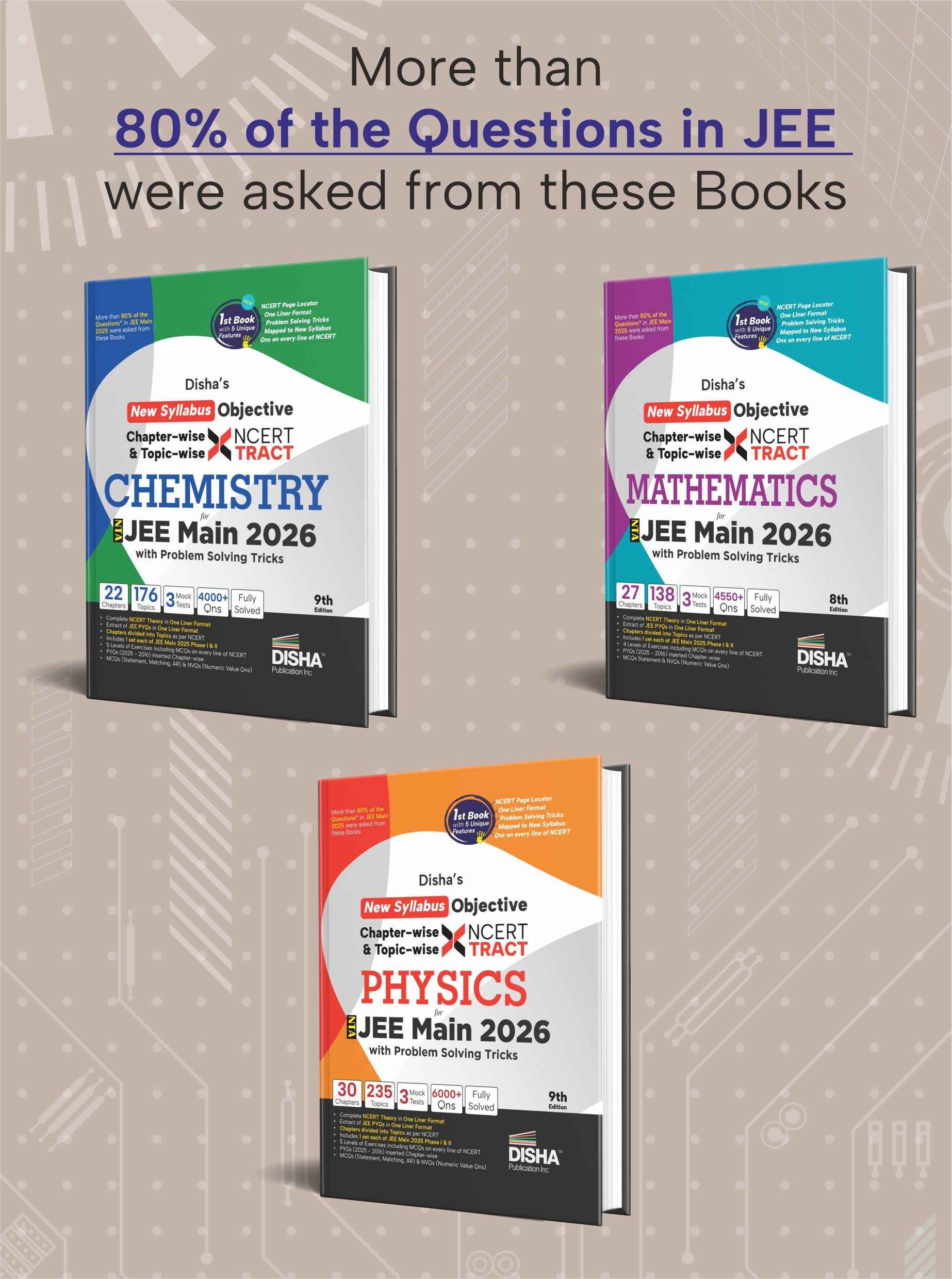 Disha s New Syllabus Objective NCERT Xtract Physics, Chemistry & Mathematics with Problem Solving Tricks for NTA JEE Main 9th Edition | Tips on your Fingertips, Previous Year Question Bank PYQs - Image 10